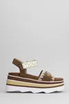 Mou Eva Wedge In Brown