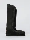 Mou Flat Ankle Boot  Woman Color Black In Black
