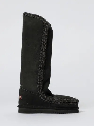 Mou Flat Ankle Boot  Woman Color Black