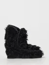 Mou Brushed-effect Ankle Boots In Black