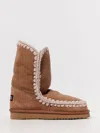 Mou Flat Ankle Boot  Woman Color Pink In Animal Print