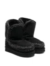 Mou Shearling Lined Boots In Black