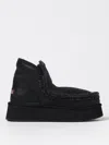 Mou Eskimo Platform Boots In Schwarz