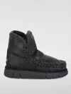 Mou Flat Ankle Boots  Woman Color Black In Schwarz