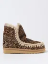Mou Eskimo Leopard-print Boots In Braun