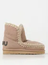 Mou Eskimo Faux Fur-lined Boots In Braun