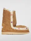 Mou Eskimo 24 Overstitching Ankle Boots Brown In Braun
