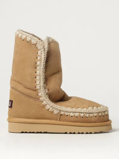 Mou Flat Ankle Boots  Woman Color Earth In Earth