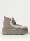 Mou Flat Ankle Boots  Woman Color Grey 1 In Grau 1