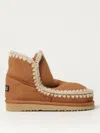 Mou Flat Ankle Boots  Woman Color Hazel In Haselnuss