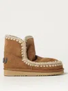 Mou Flat Ankle Boots  Woman Color Hazel In Haselnuss