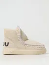 Mou Flat Ankle Boots  Woman Color White In Weiss