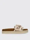 Mou Flat Sandals  Woman Color Beige