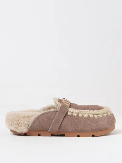 Mou Flat Sandals  Woman Color Beige