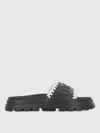 Mou Eva Logo-embossed Open-toe Slides