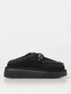 Mou Flat Sandals  Woman Color Black In Schwarz
