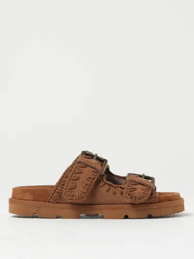 Mou Low Bio Sandals In Brown