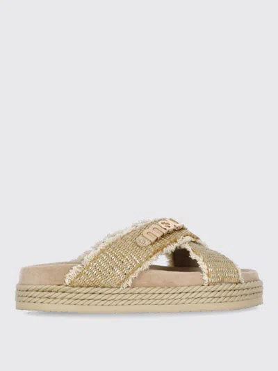 Mou Flat Sandals  Woman Color Gold