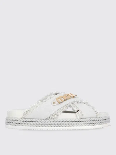 Mou Flat Sandals  Woman Color Grey