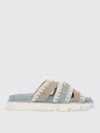 Mou Flat Sandals  Woman Color Sky Blue