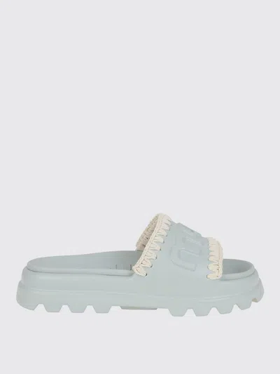 Mou Flat Sandals  Woman Color Sky Blue