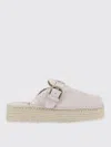 Mou Ivory Suede Leather Sneakers