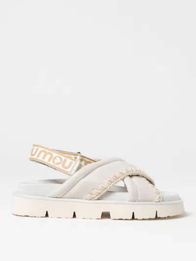 Mou Flat Sandals  Woman In White