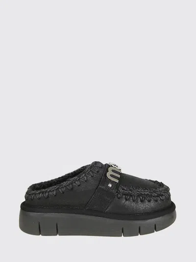 Mou Flat Shoes  Woman Color Black In Animal Print