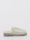 Mou Eskimo Slipper Slipper-mule In Grey Suede In Gray