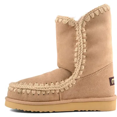 Mou Genuine Shearling Boot In Neutral