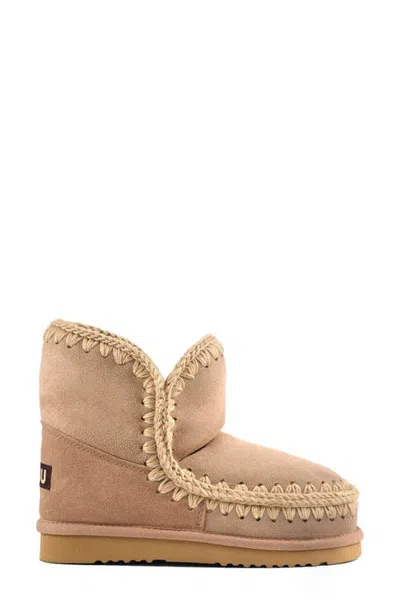 Mou Genuine Shearling Bootie In Neutral