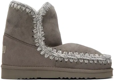 Mou Gray 18 Boots In Ngre New Grey