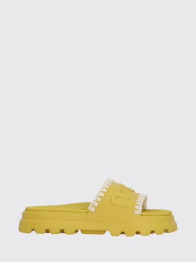 Mou Heeled Sandal Woman Color Black 1 In Yellow