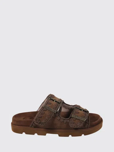 Mou Heeled Sandal Woman In Brown