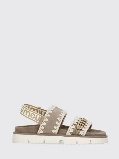 Mou Heeled Sandal Woman In Neutral