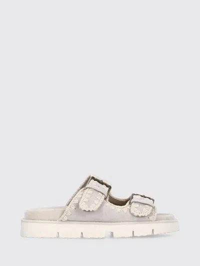 Mou Heeled Sandal Woman In Gray