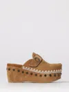 Mou Wedge Shoes Woman Color Beige In Brown