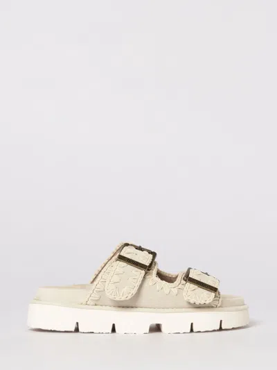 Mou Heeled Sandal  Woman Color Beige In Neutral