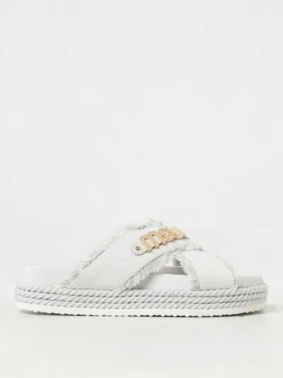 MOU HEELED SANDALS MOU WOMAN COLOR DENIM,F45395028