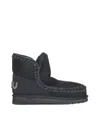 Mou I Eskimo 18 Glitter Logo Boots In Black