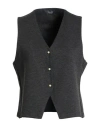 Mou Italy Deluxe Woman Tailored Vest Grey Size Xl Viscose, Polyamide, Elastane In Gray
