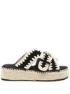 Mou Jute Sandals In Multi