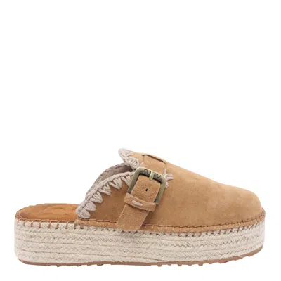 Mou Jute Suede Clog