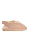 Mou Kids Mary Jane Slipper With Ba In Brown