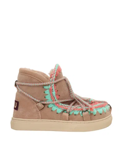Mou Kids Sneaker Scoubidoo In Brown