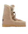 Mou Tan Lace-up Boots In Nude