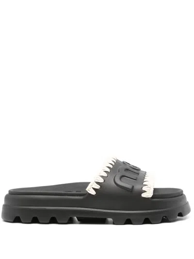 Mou Heeled Sandal Woman In Black