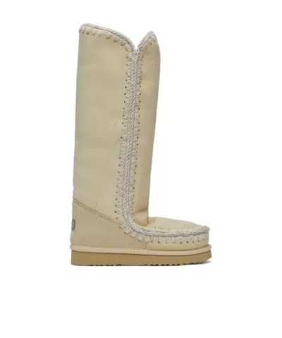 Mou Off-white 40 Boots In Van Vanilla