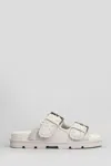 Mou New Bio Slipper-mule In Grey Suede In Grey