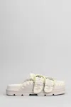 Mou Low Bio Sabot Slipper-mule In Grey Suede In Grey